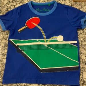 Boys’ Mini Boden Ping Pong Appliqué Tshirt